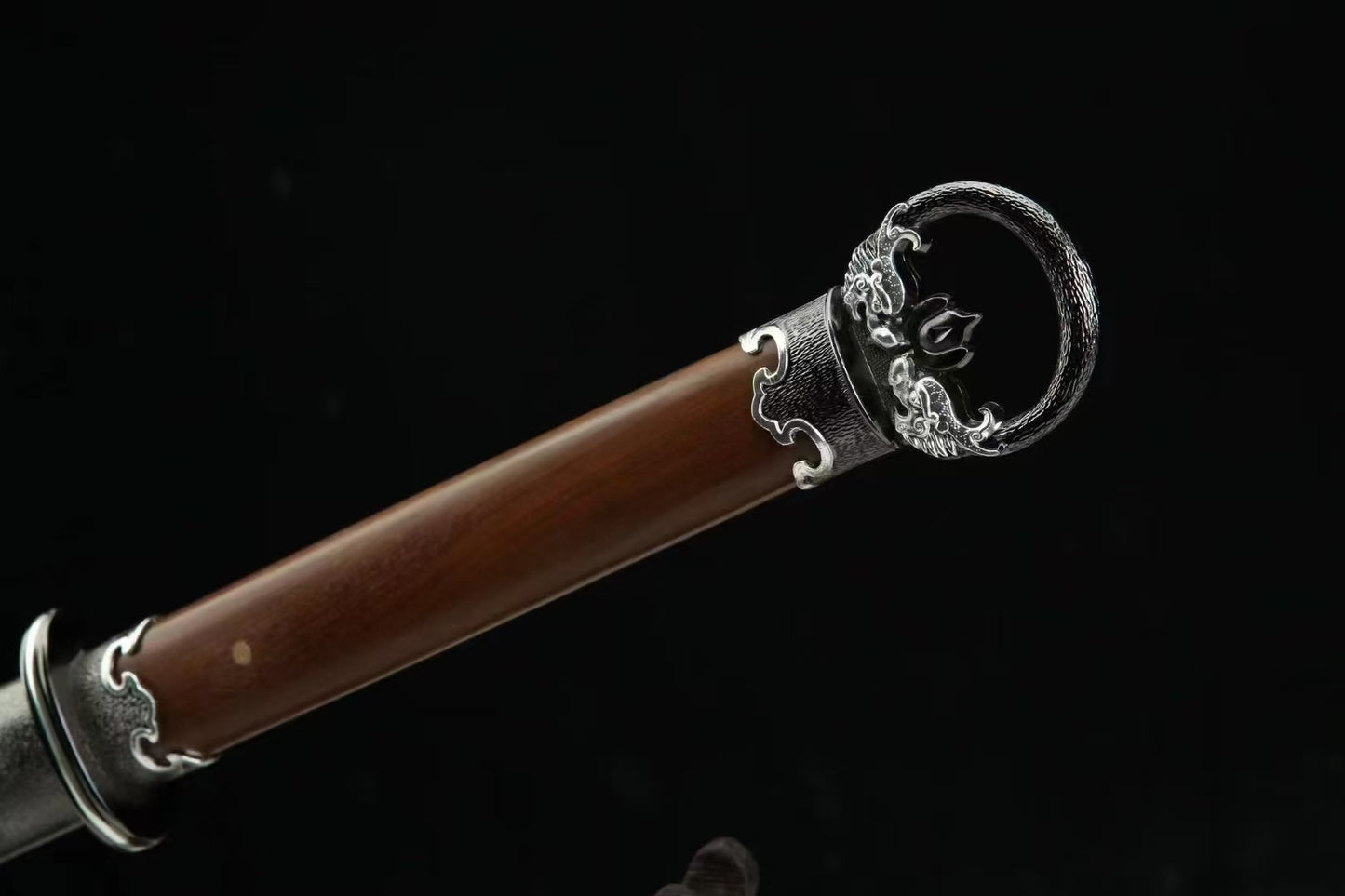 Chinese top quality Ancient Dao Sword two dragon circle handcraft best for collection