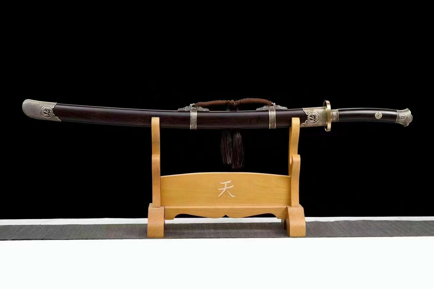 Chinese top quality Qin Dao Sword folded pattern steel handcraft best for collection