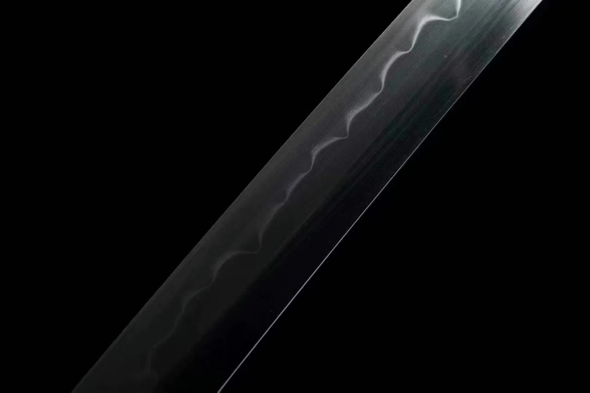 Authentic Katana swords full tang Alloy tsuba T10 steel clay tempered sharp
