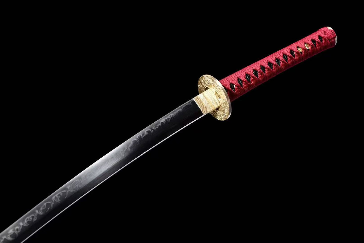 Authentic Katana swords full tang T10 steel Hitatsura lay tempered sharp battle ready can cut tree
