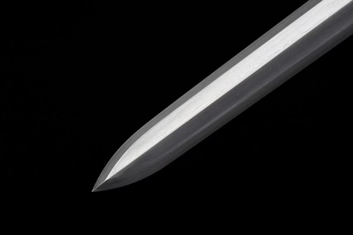 Chinese top quality small han Sword folded pattern steel handcraft best for collection