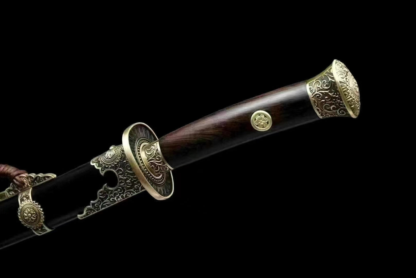 Chinese top quality Ancient Sword flowers style fitting handcraft best for collection