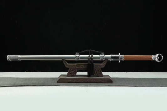 Chinese Ancient Dao Sword two dragon circle handcraft best for collection