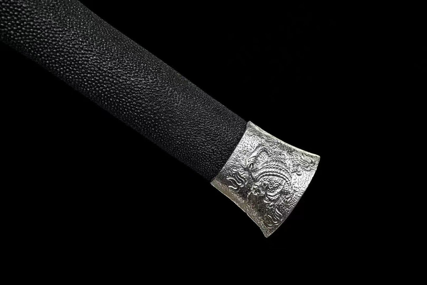 Chinese top quality small han Sword folded pattern steel handcraft best for collection
