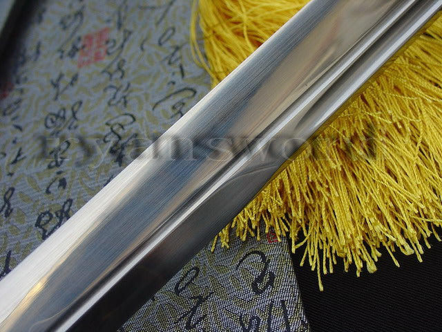 9260 Steel Ninja Japanese Sword Straight Blade Cut Bamboo full tang sharp