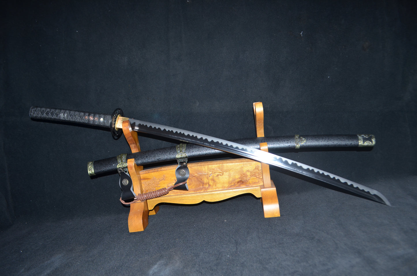 1095 high carbon Steel Katana japanese sword full tang sharp battle ready cut paper