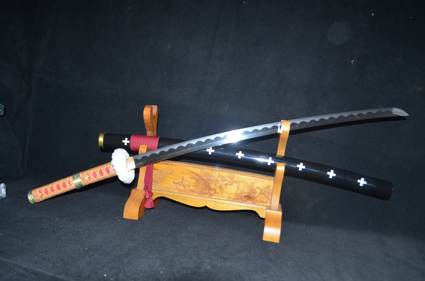 one piece Anime Style Zoro & Law 1095 high carbon Steel Blade Samurai Sword Katana Series