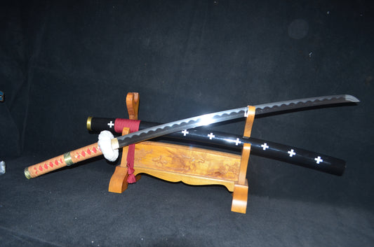 One piece Anime Style Zoro & Law 1095 high carbon Steel Blade Samurai Sword Katana Series
