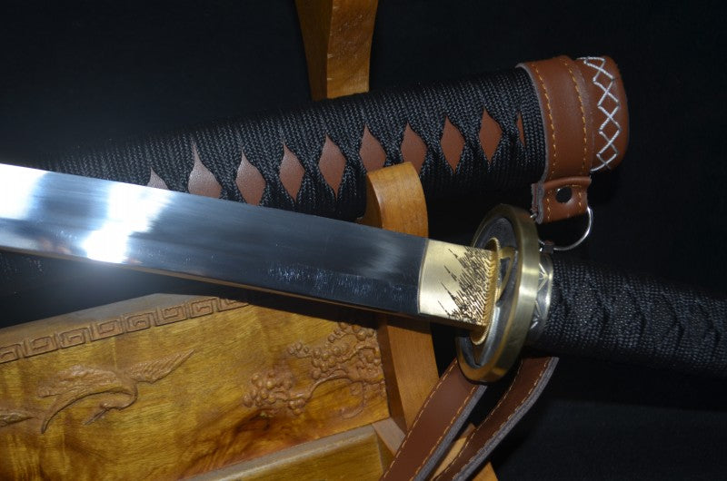 Walking Dead Sword Michonne's Katana Zombie Killer high carbon Steel Battle Ready