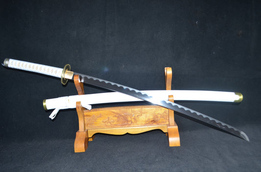 One Piece Roronoa Zoro Wado Ichimonji – Hand-Forged 1095 Steel with Mirror Polish Finish