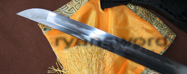 Unique katana 1095 high carbon clay tempered Steel iron tsuba full tang sharp japanese sword