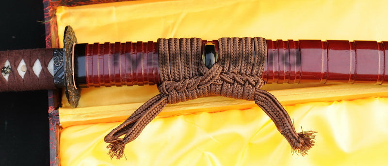 T10 Steel Clay Tempered Katana japanese sword for samurai battle ready