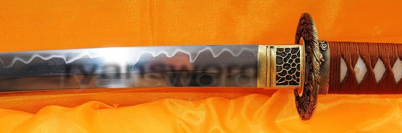 T10 Steel Clay Tempered Katana Japanese sword for samurai full tang battle ready