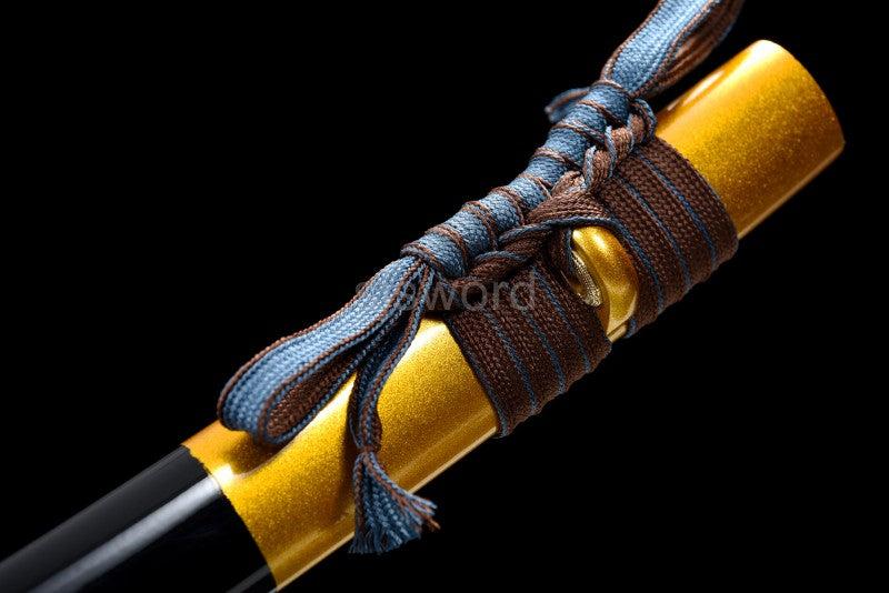 Bronze Fang Katana – Clay Tempered T10 Steel with Real Hamon, Precision Hand Polish