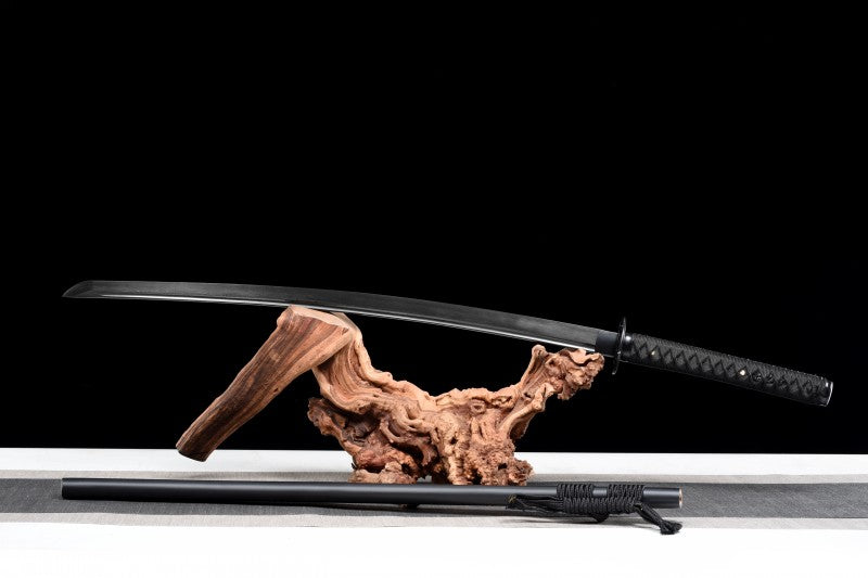 Shadow Bloom | 1024 Layer Blackened Folded Steel Katana