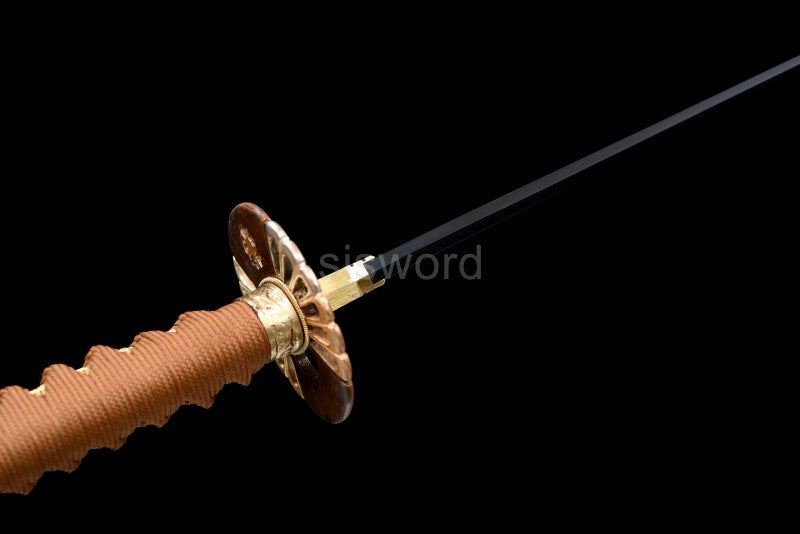 Bronze Fang Katana – Clay Tempered T10 Steel with Real Hamon, Precision Hand Polish
