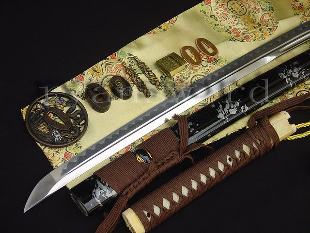 Sanzang's Vow | 1095 Steel Katana with Gilded & Silvered Fittings