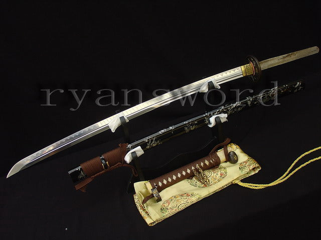Sanzang's Vow | 1095 Steel Katana with Gilded & Silvered Fittings