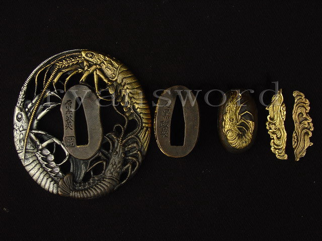 Katana 1095 High Carbon Steel silver plated tsuba full tang sharp shiny black saya