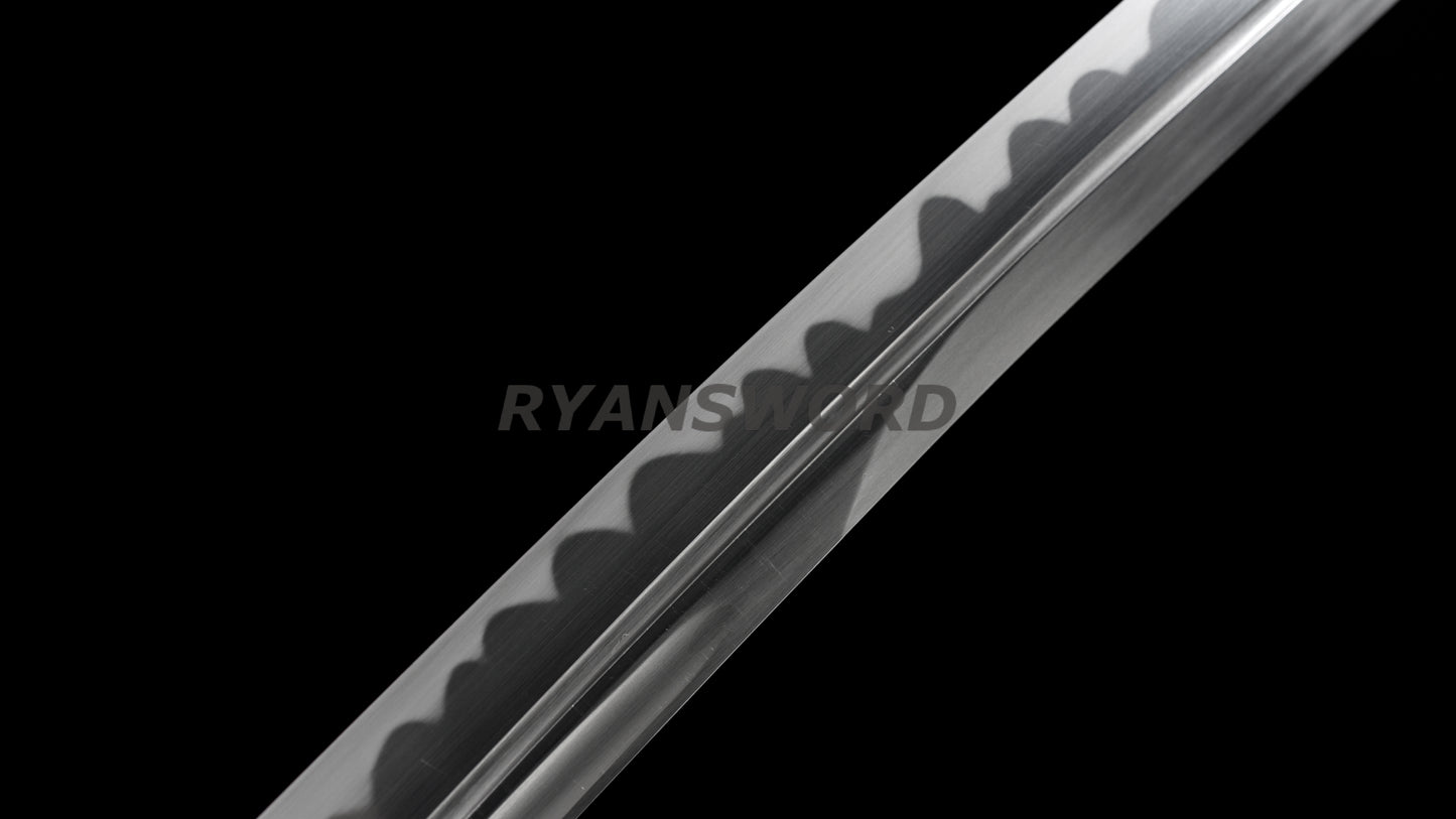Japanese Sword Set Katana+Wakizashi Unokubi-Zukuri Blade Full Tang