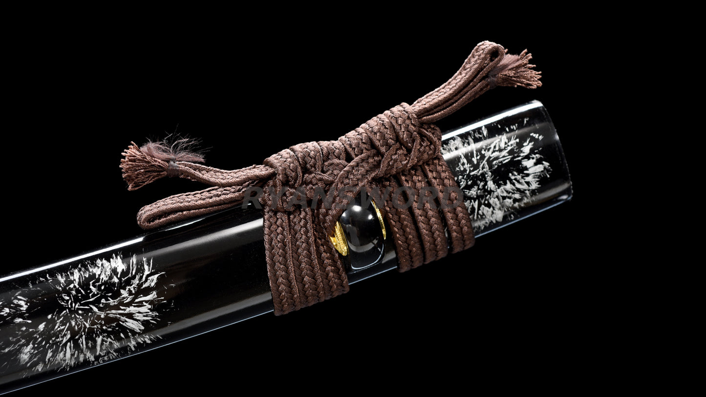 Japanese Sword Set Katana+Wakizashi Unokubi-Zukuri Blade Full Tang