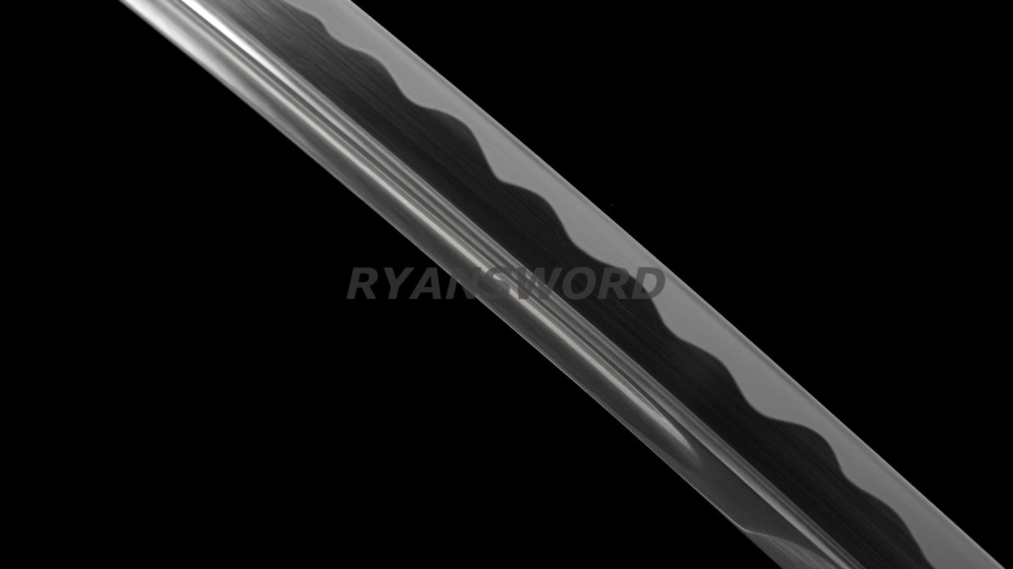 Japanese Sword Set Katana+Wakizashi Unokubi-Zukuri Blade Full Tang