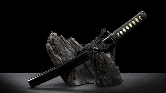 Tanto Japanese Short Sword 1095 High Carbon Steel Clay Tempered