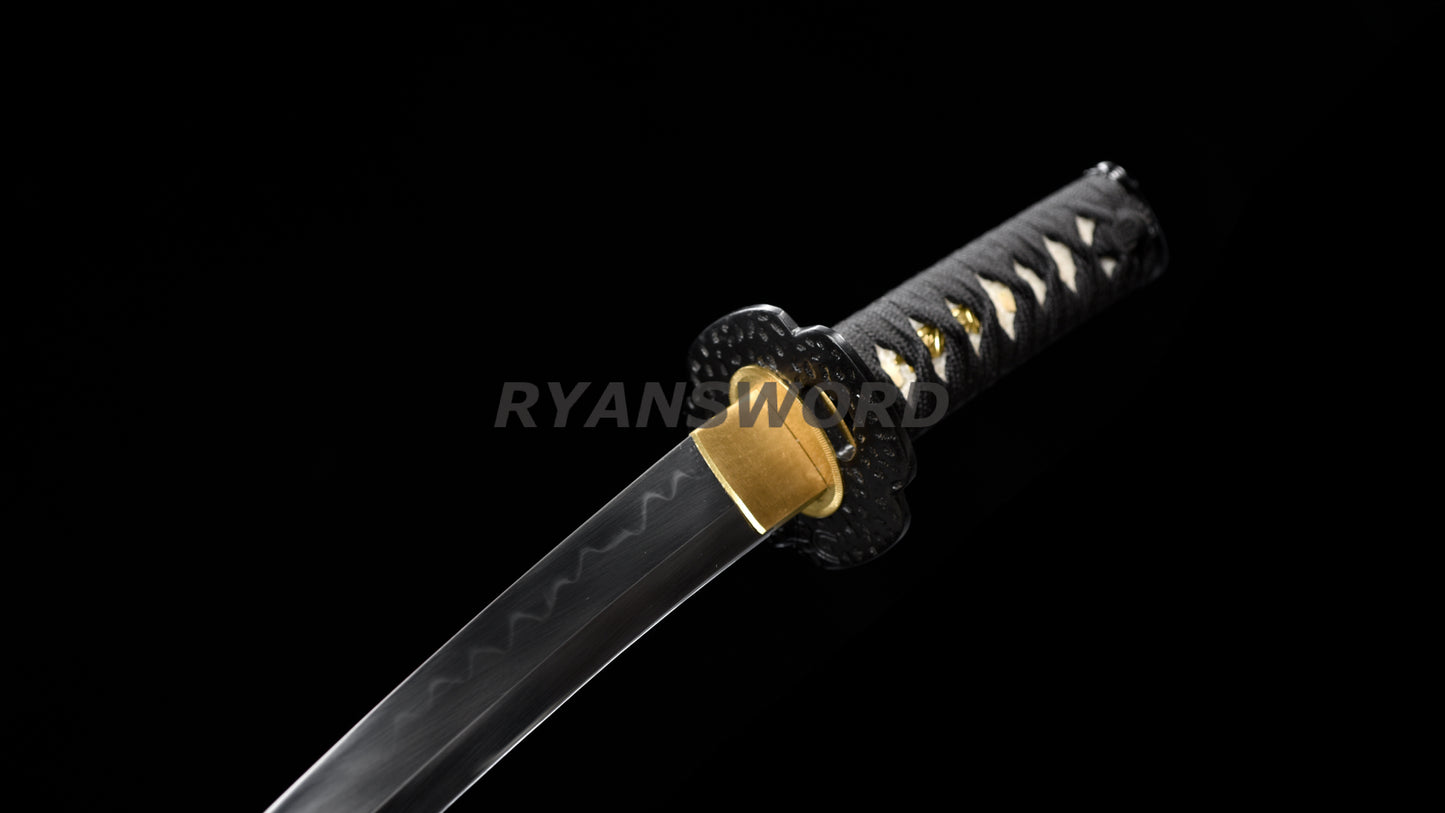 Tanto Japanese Short Sword 1095 High Carbon Steel Clay Tempered