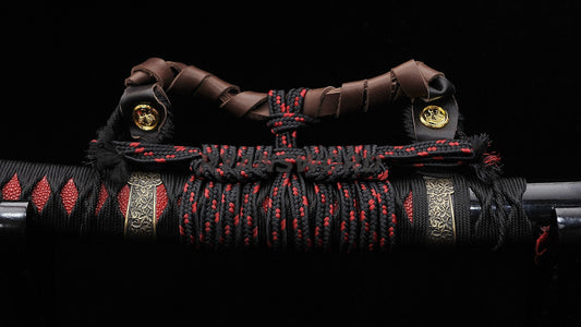 Tachi Japanese Sword 1095 High Carbon Steel Clay Tempered Full Tang Sharp