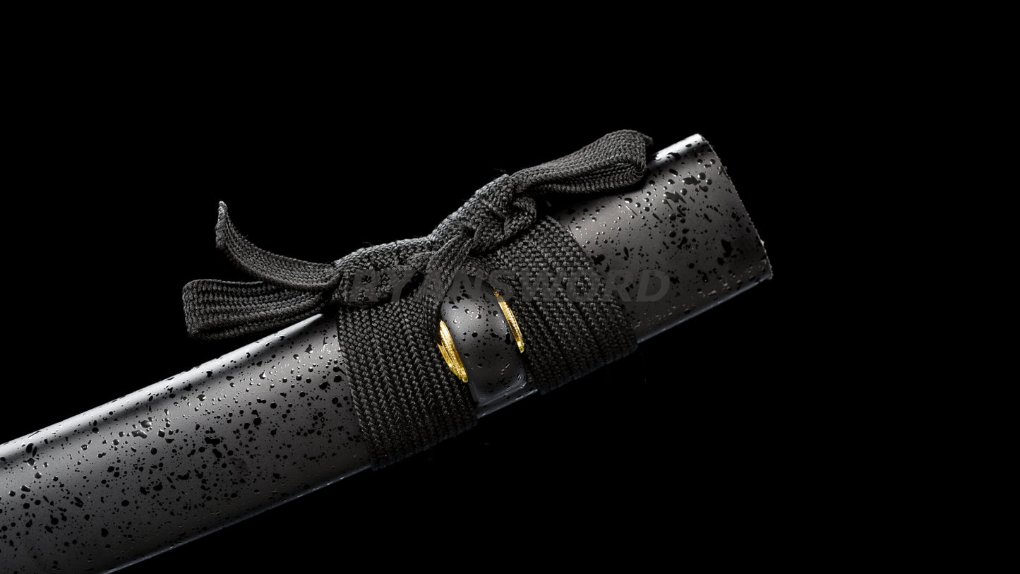 Tanto Short Japanese Sword Damascus Steel Full Tang Battle Ready