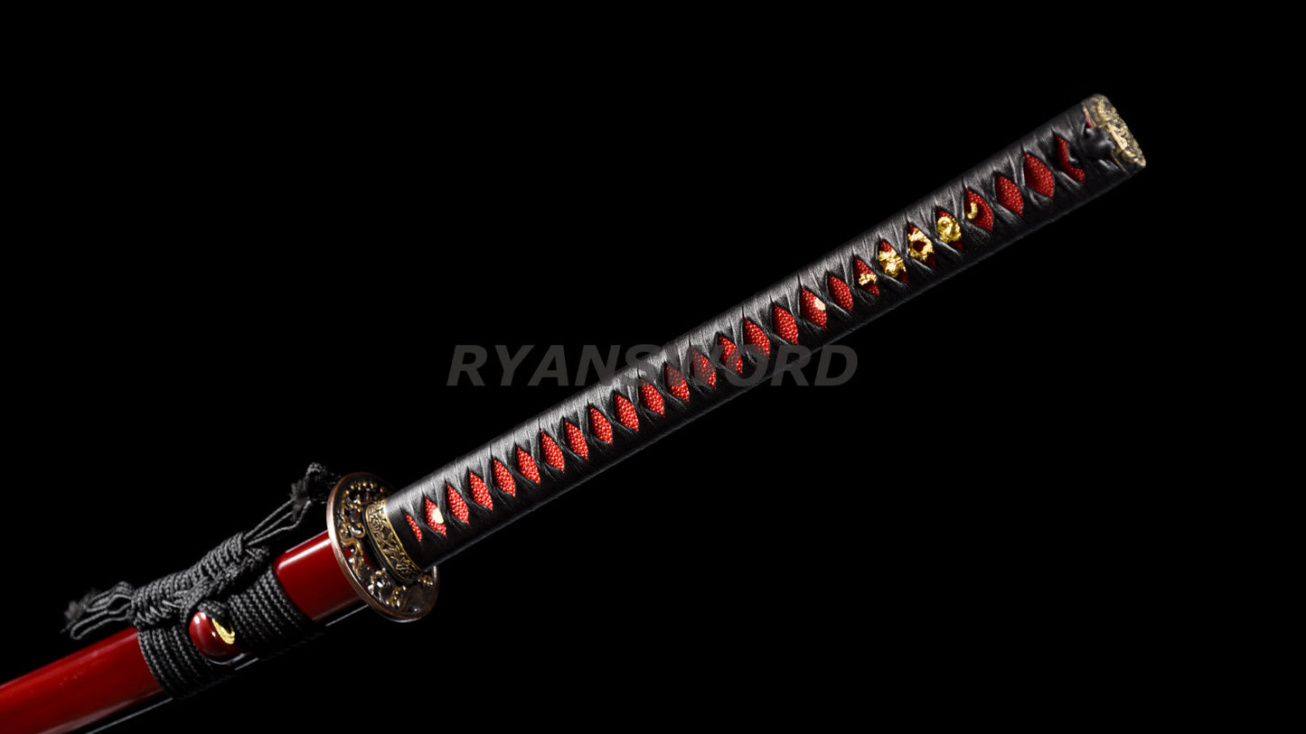 53" Odachi Japanese Long Sword 1095 Carbon Steel Functional Sharp