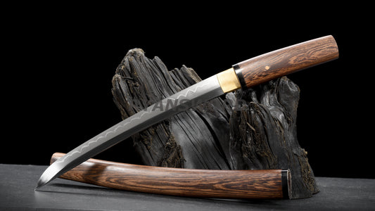 Tanto Japanese Short Sword 1095 High Carbon Steel Clay Tempered