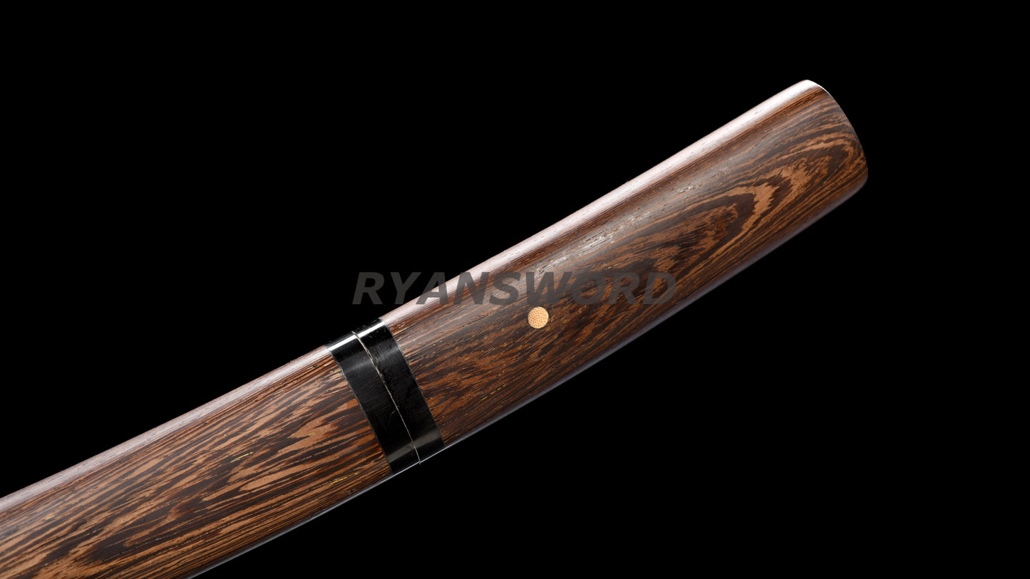 Tanto Japanese Short Sword 1095 High Carbon Steel Clay Tempered