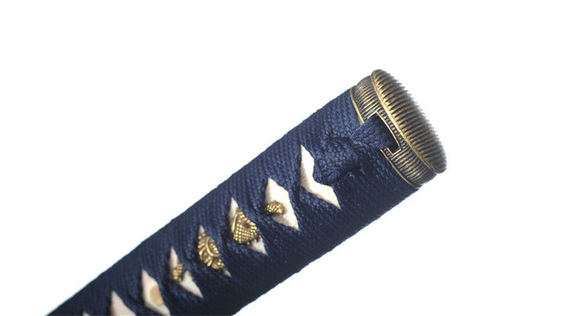 Wakizashi Damascus Folded Steel Full Tang Sharp japanese swords