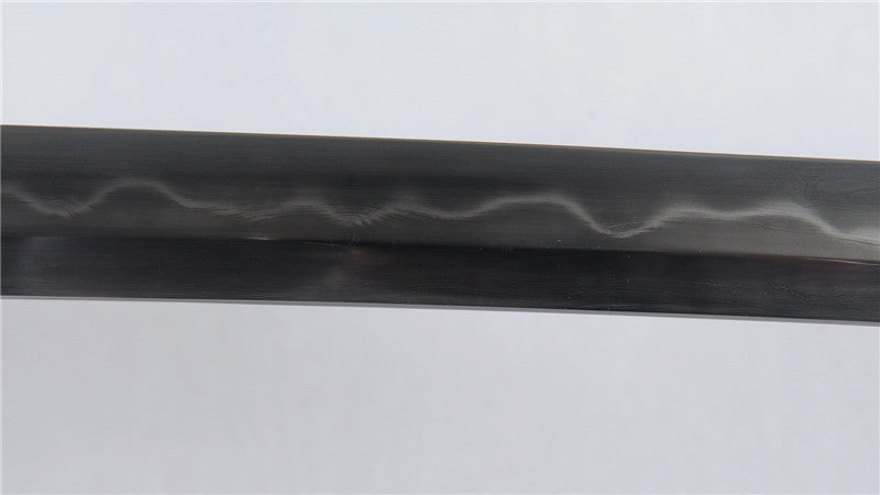 Tachi Clay Tempered 1095 Carbon Steel Folded Blade Full-Rayskin Saya full tang