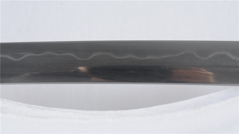 Tachi Clay Tempered 1095 Carbon Steel Folded Blade Full-Rayskin Saya full tang