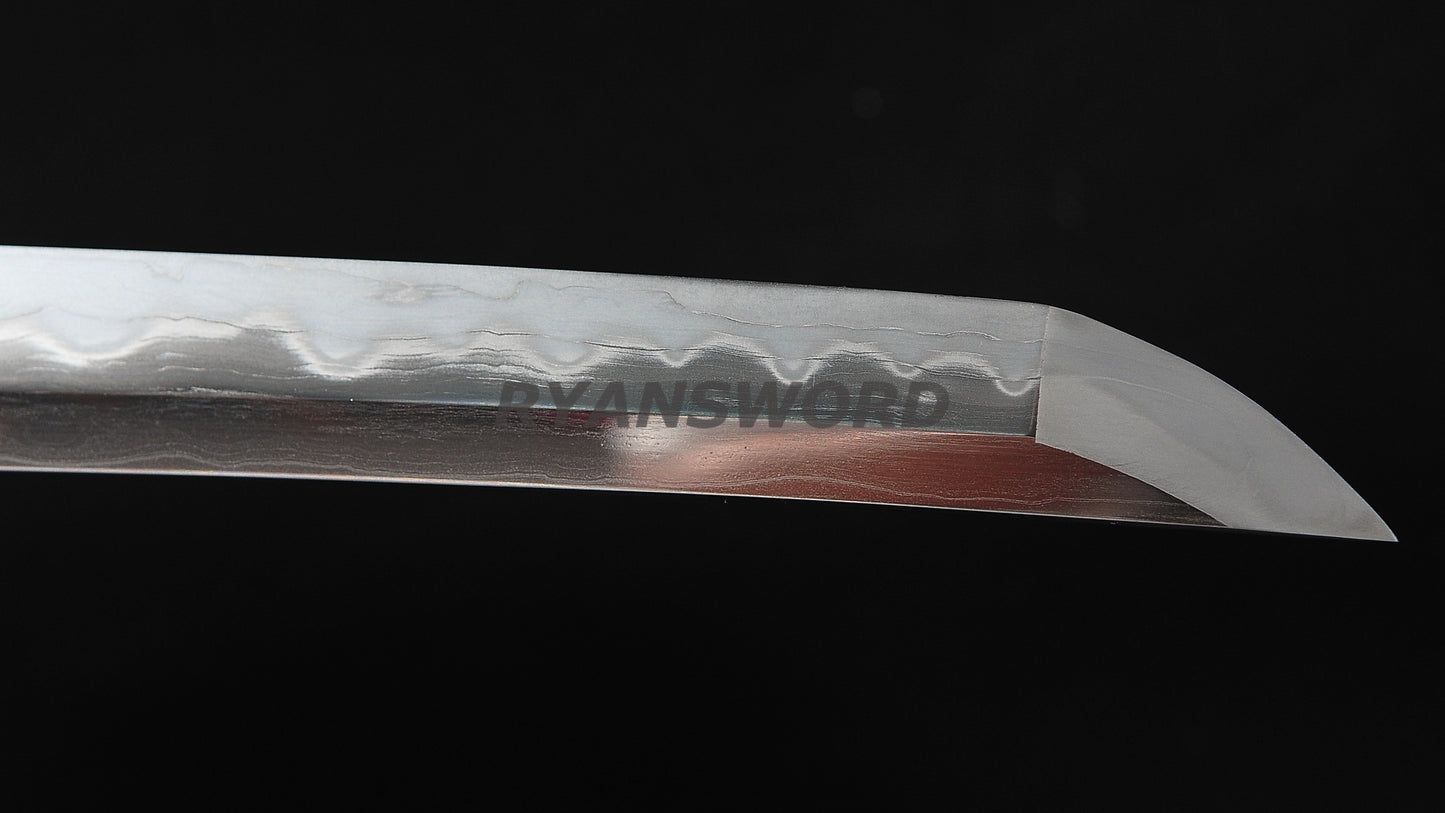 Shirasaya Katana Honsanmai Clay Tempered Traditional Polish full tang sharp