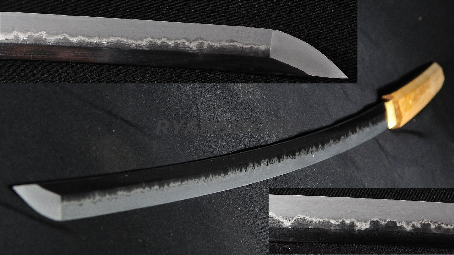 Tamahagane Shirasaya Katana Japanese Sword Clay Tempered Hand-Polished