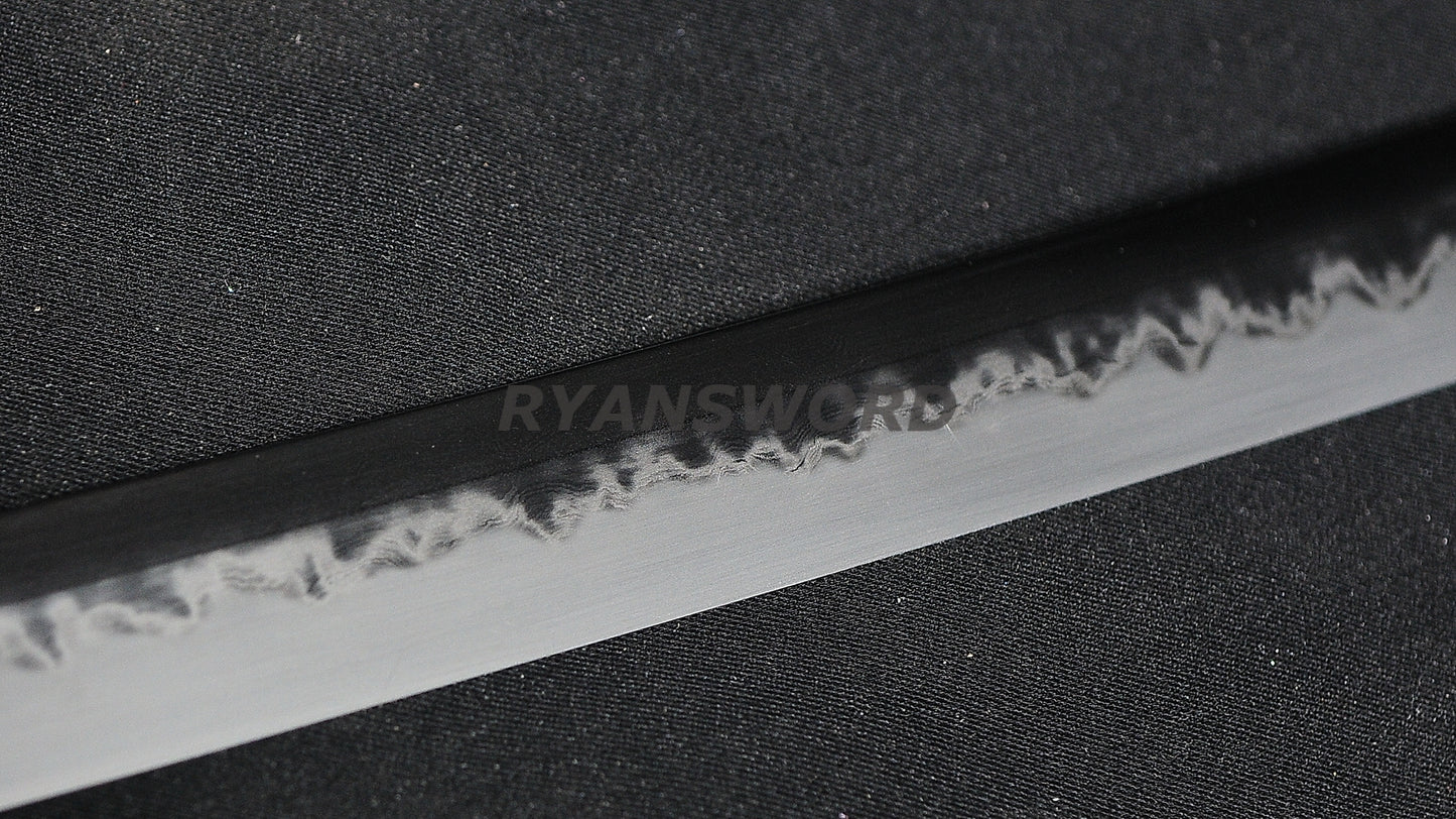 Tamahagane Shirasaya Katana Japanese Sword Clay Tempered Hand-Polished