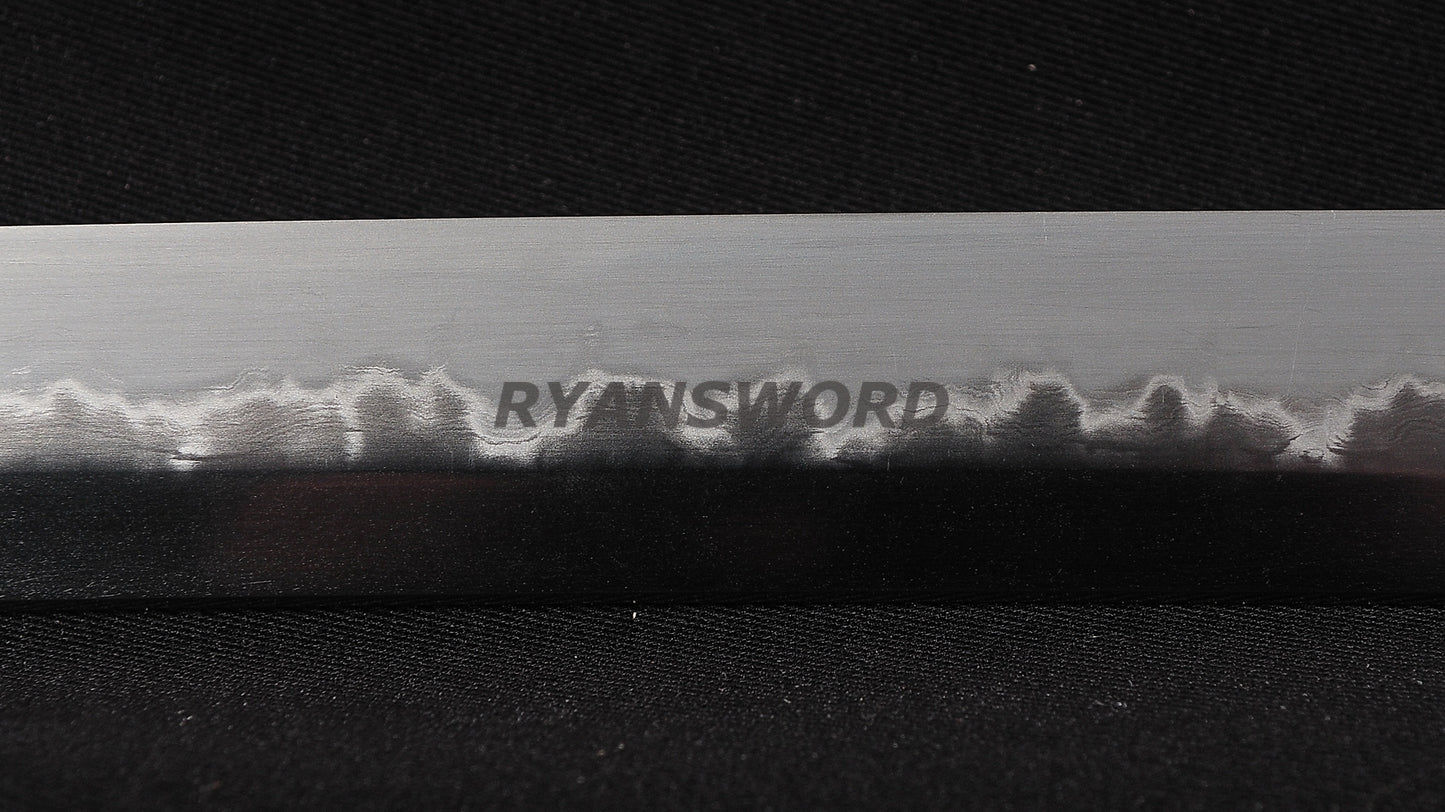 Tamahagane Shirasaya Katana Japanese Sword Clay Tempered Hand-Polished