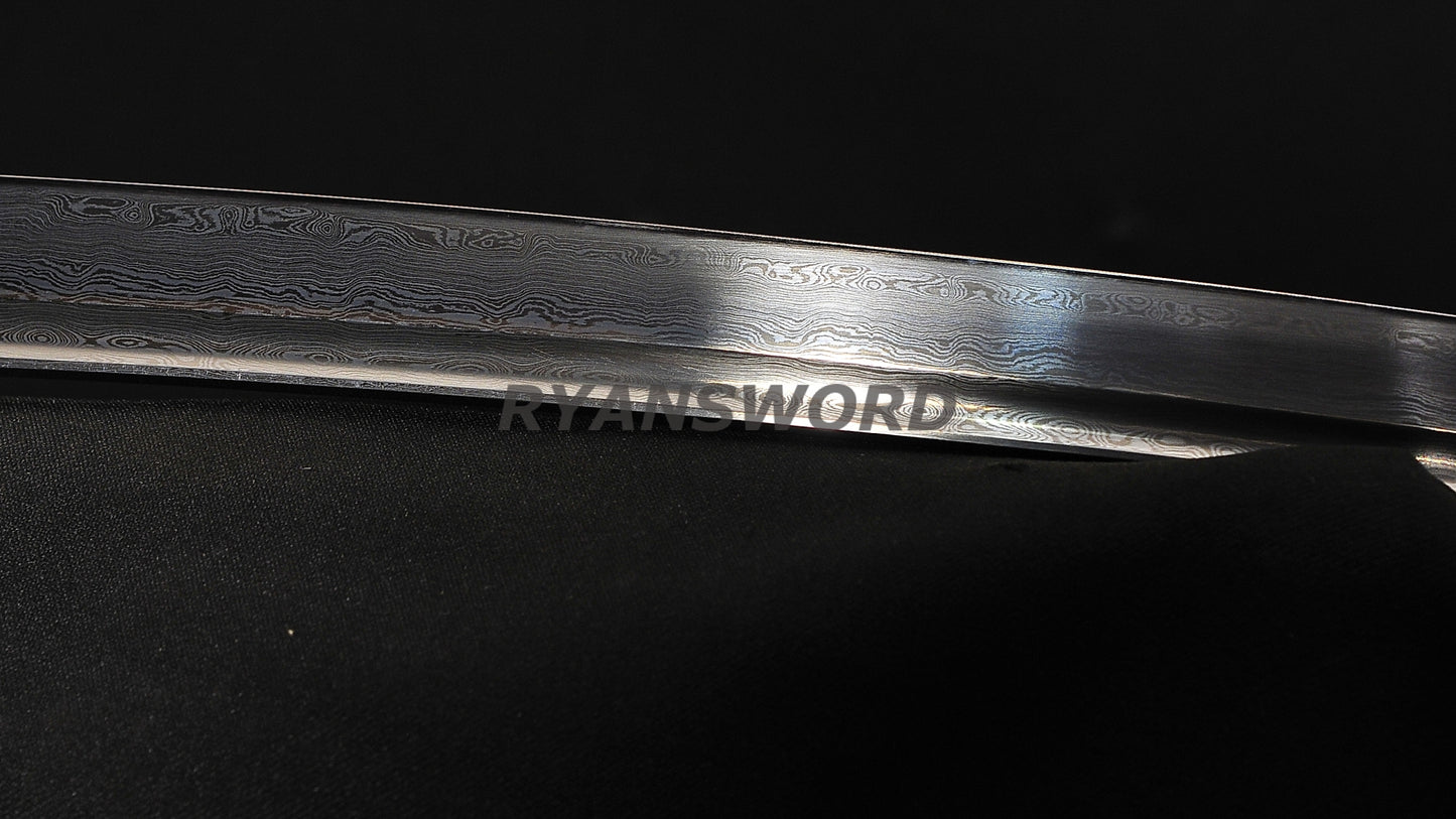 Razor Sharp Wakizashi Folded Steel Blade Iron Fittings Japanese swords