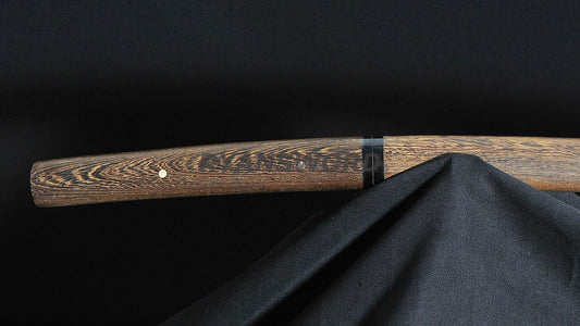 Shirasaya Katana Choji Hamon Clay Tempered full tang sharp japanese sword