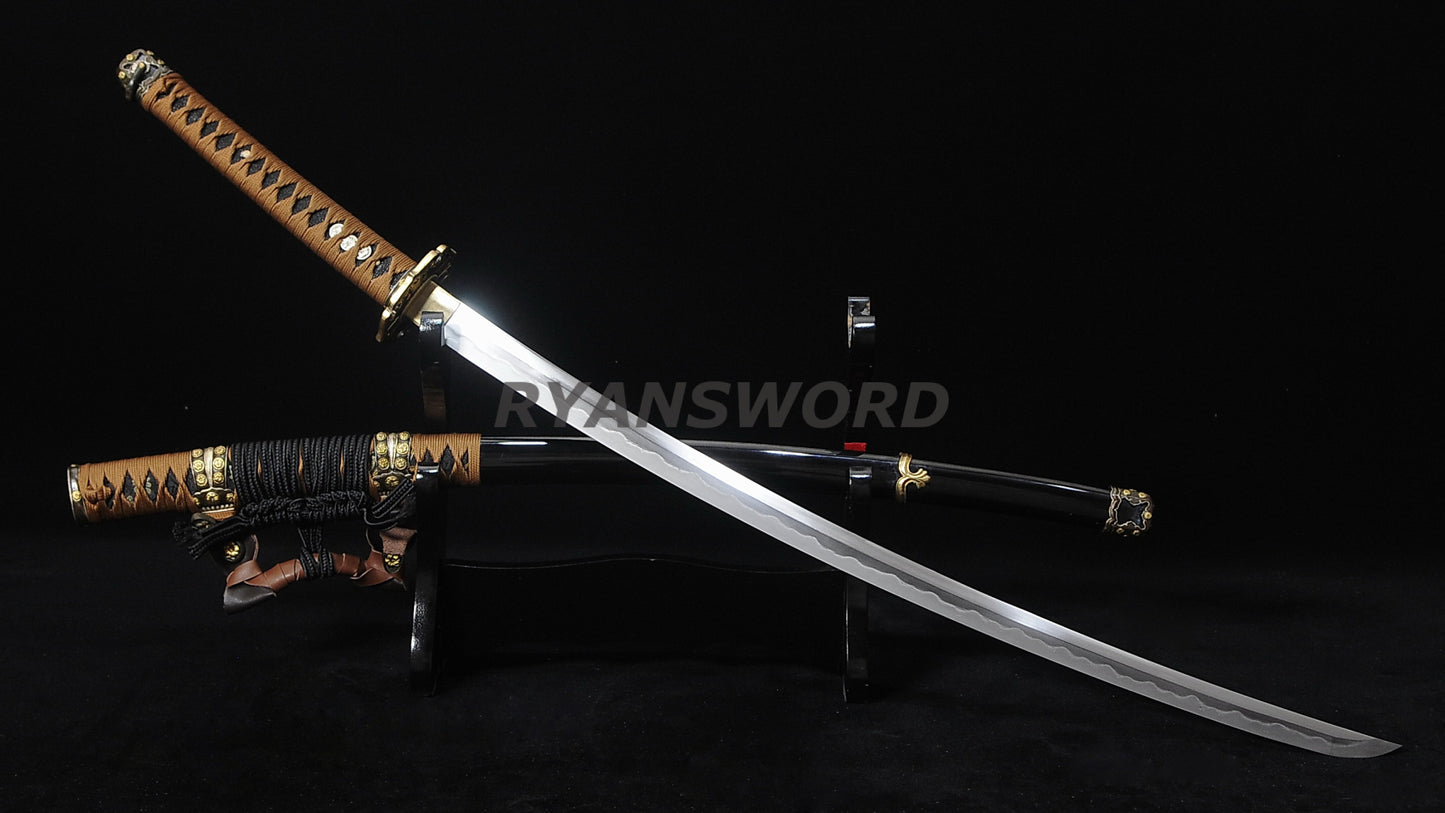 Tachi Honsanmai Cay Tempered Hazuya Polish full tang sharp
