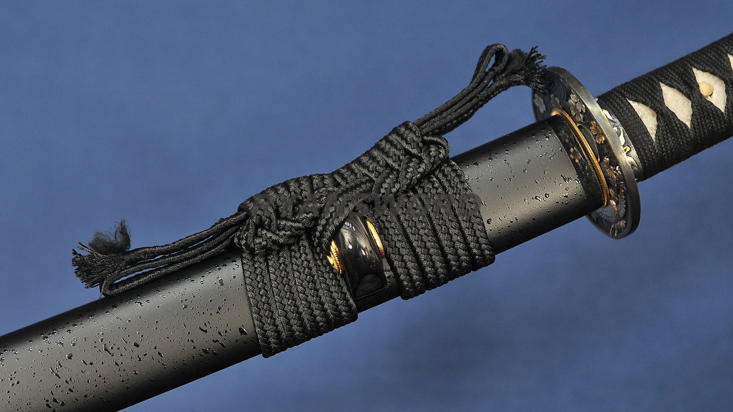 katana T10 Steel Clay Tempered High-End Polish top quality japanese sword
