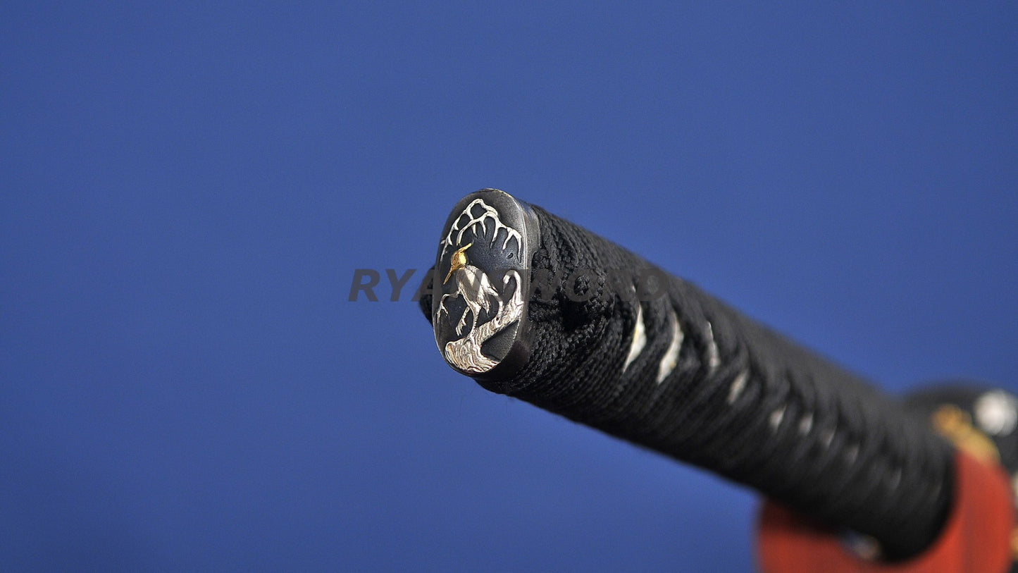 katana T10 Steel Clay Tempered High-End Polish top quality japanese sword