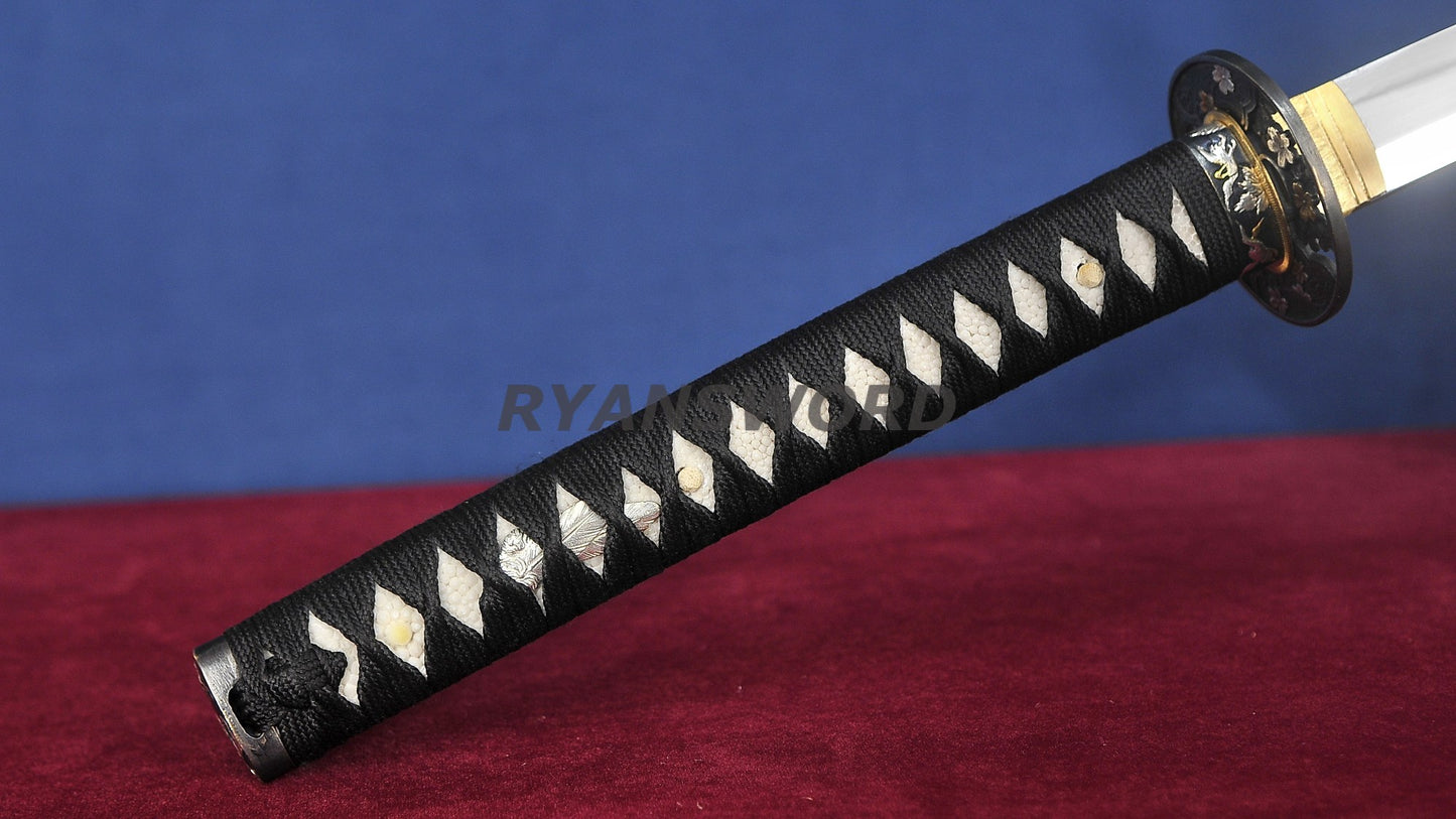 katana T10 Steel Clay Tempered High-End Polish top quality japanese sword