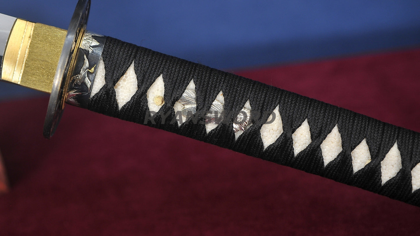 katana T10 Steel Clay Tempered High-End Polish top quality japanese sword