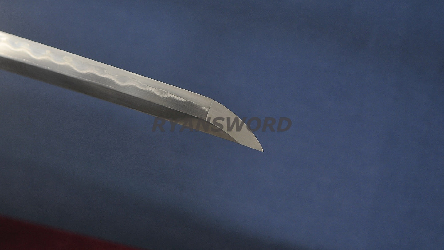 katana Honsanmai Clay Tempered Hazuya Polish Mantis Theme Fittings full tang