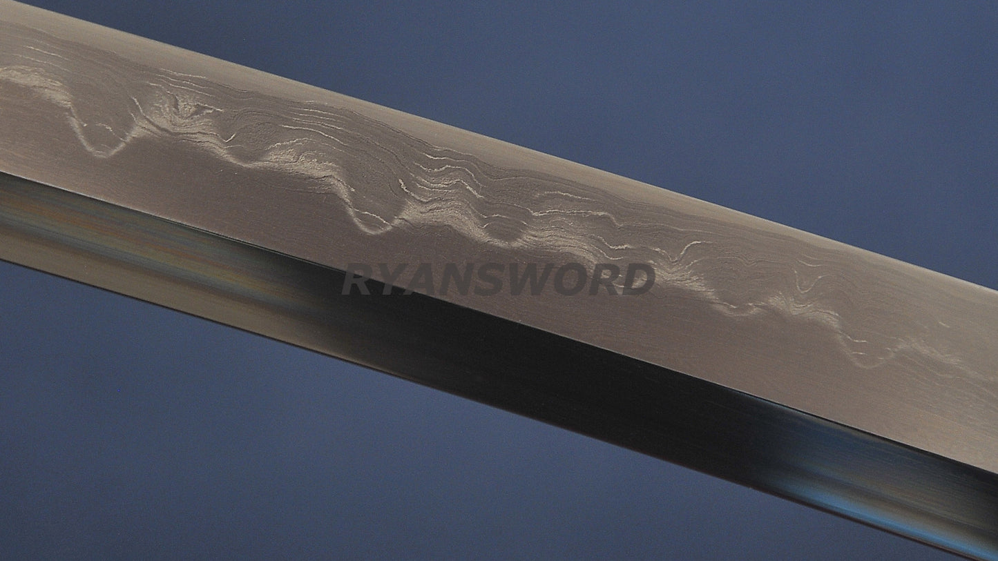 Katana Honsanmai Clay Tempered Hazuya Polish Lacquer Painting Saya Sharp