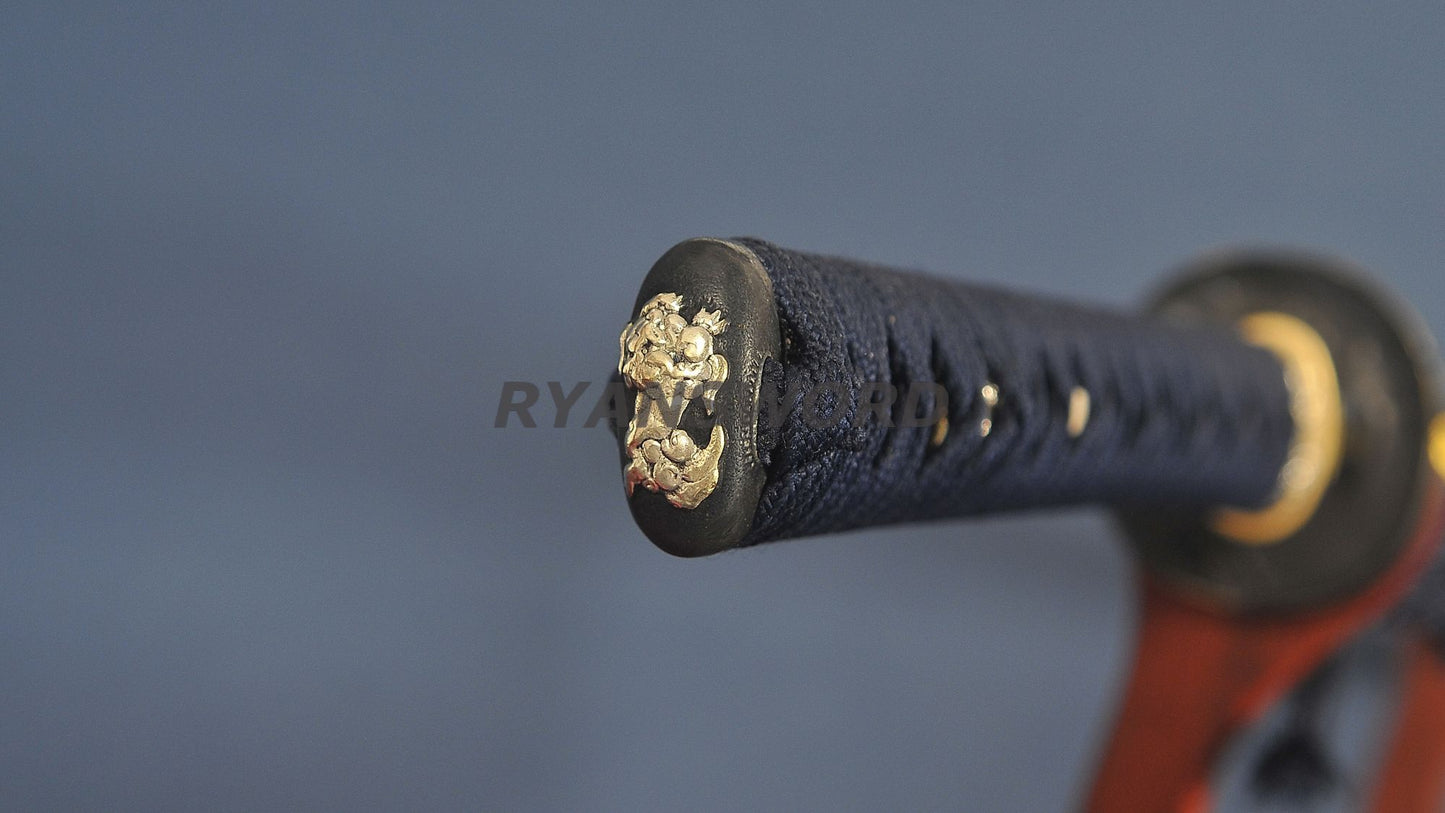 Katana 1095 Carbon Steel Choji hamon Hign-End Polish Japanese sword